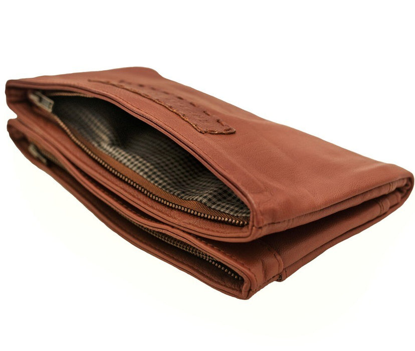 Mahogany Leather Maggie Wallet