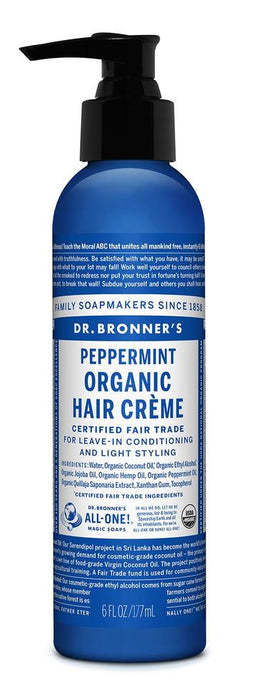 ORGANIC HAIR CREME - Peppermint