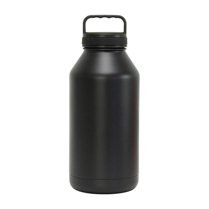 The Big Bottle ??Double Walled ??Stainless Steel - Black 1.9L