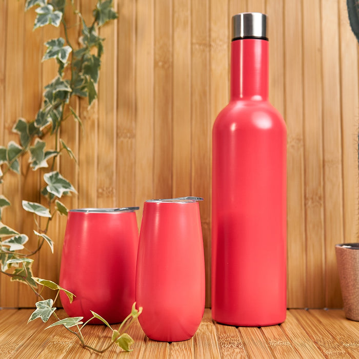 Wine Tumbler ??Double Walled ??Stainless Steel - Gloss Candy