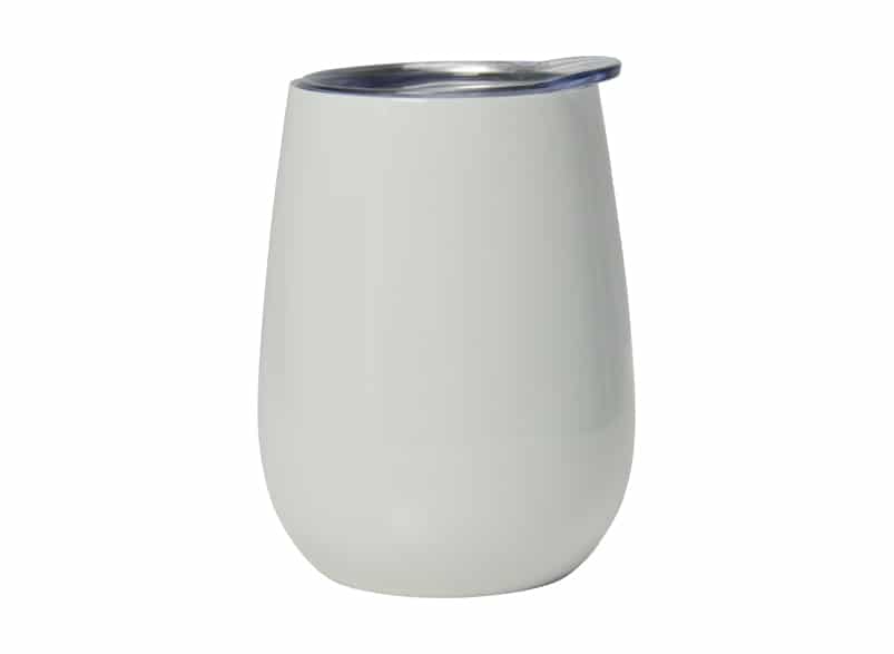 Wine Tumbler ??Double Walled ??Stainless Steel - Gloss White