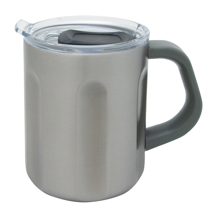 The Big Mug ??Double Walled ??Stainless Steel - Titanium