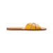 Saltwater Sandal, ClassicSlide, Color:Mustard
