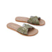Saltwater Sandal, ClassicSlide, Color:Olive