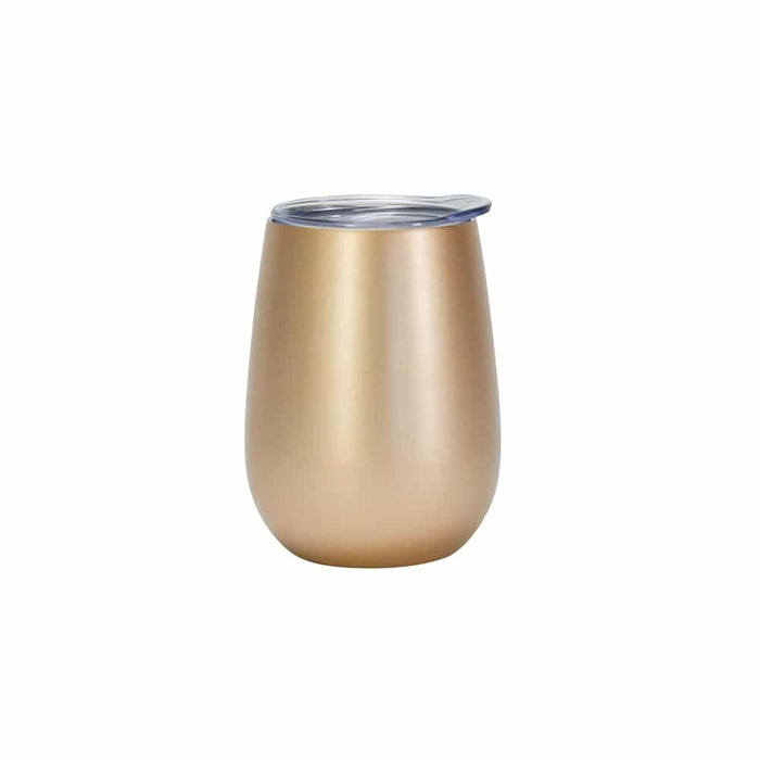Wine Tumbler ??Double Walled ??Stainless Steel - Gold