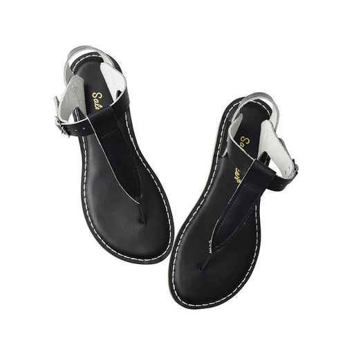 Saltwater Sandal, T-Thong, Color:Black