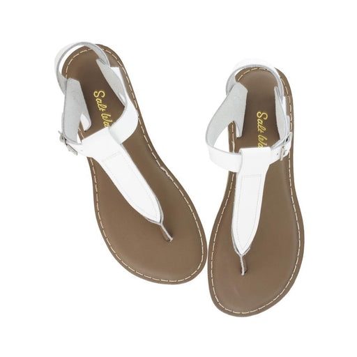Saltwater Sandal, T-Thong, Color:White