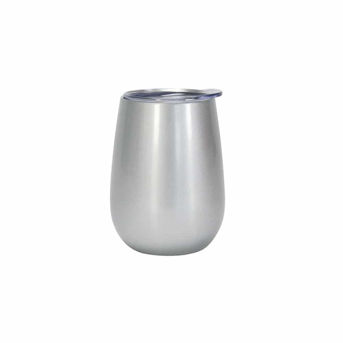 Wine Tumbler ??Double Walled ??Stainless Steel - Silver