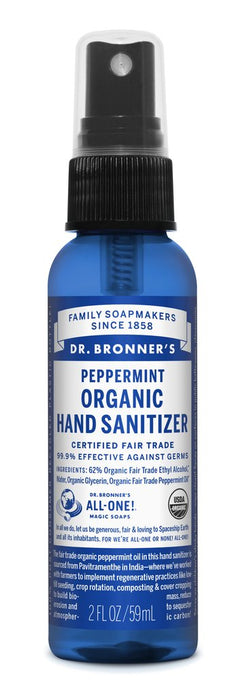 ORGANIC HAND SANITIZER - Peppermint