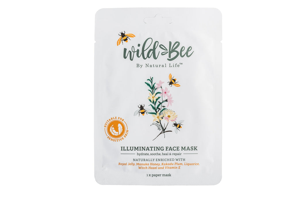 Wild Bee Illuminating Face Mask 5PACK
