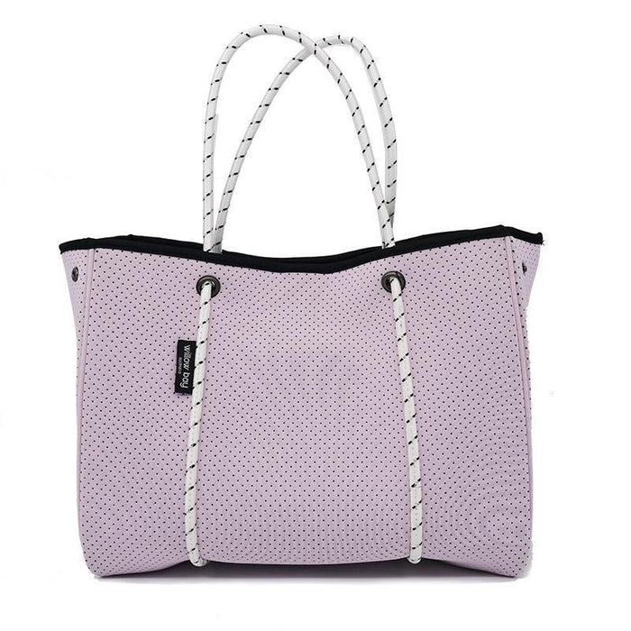 WillowBay - DAYDREAMER Neoprene Tote with Closure - SOFT LILAC