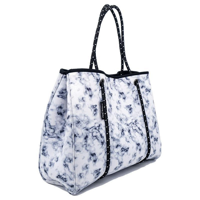 WillowBay - DAYDREAMER Neoprene Tote with Closure - MARBLE