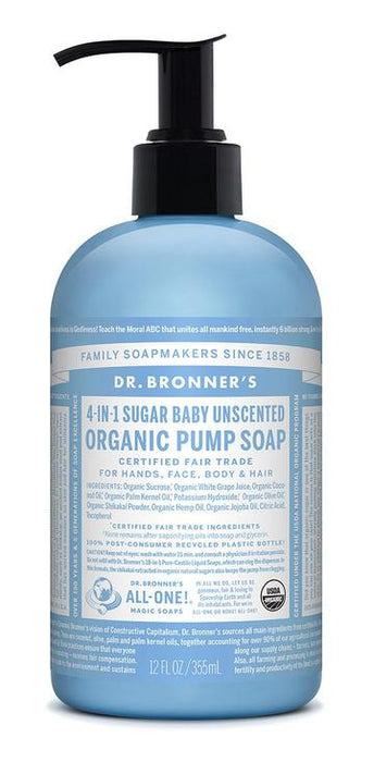 ORGANIC PUMP SOAP (Baby Unscented)