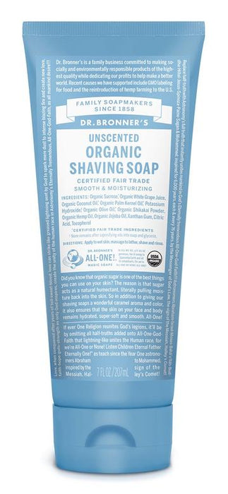 ORGANIC SHAVING SOAP - Baby Unscented