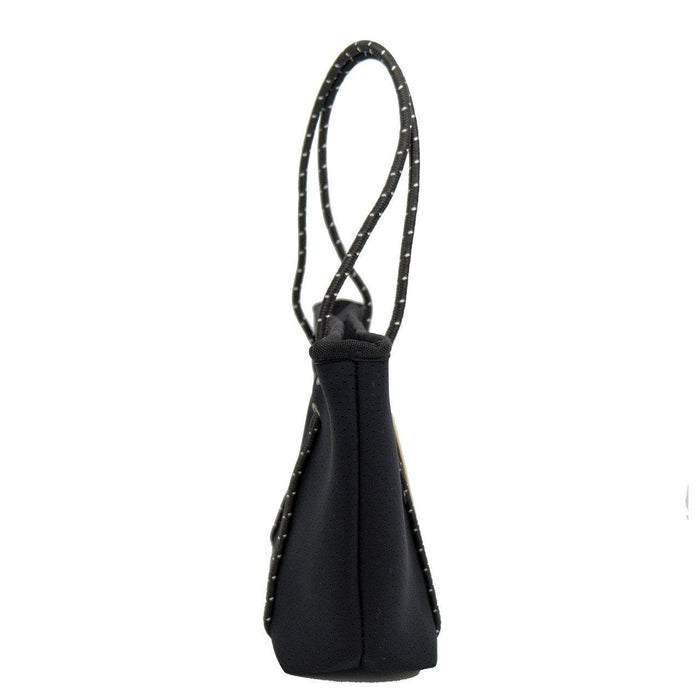 BOUTIQUE MINI Neoprene Tote Bag With Zip - BLACK