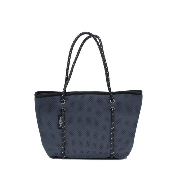 BOUTIQUE MINI Neoprene Tote Bag With Zip - CHARCOAL