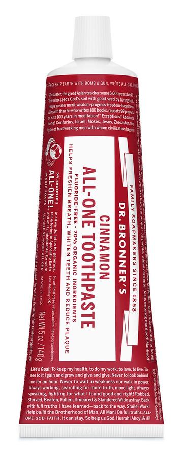 Toothpaste One ALL-ONE TOOTHPASTE - Cinnamon 140g - CocoShop Fresh Water Cairns ...