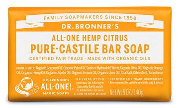 PURE-CASTILE BAR SOAP - Citrus Orange 140G