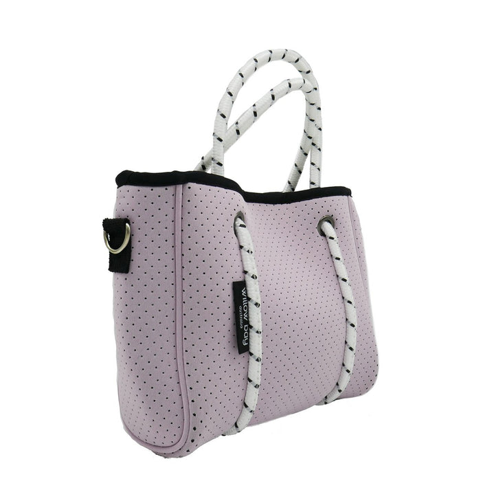 DAYDREAMER TINY Neoprene Tote Bag With Closure - Soft Lilac