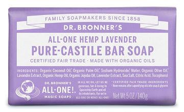 PURE-CASTILE BAR SOAP - Lavender 140G