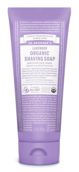 ORGANIC SHAVING SOAP - Lavender