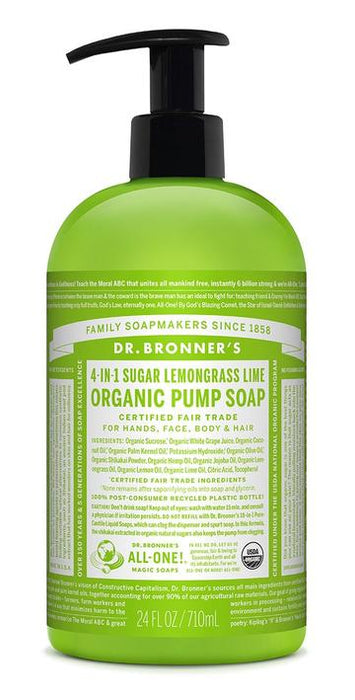 ORGANIC PUMP SOAP (Lemongrass Lime)