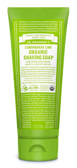 ORGANIC SHAVING SOAP - Lemongrass Lime