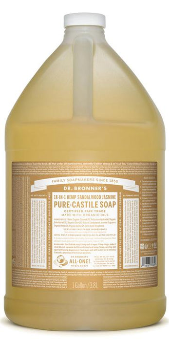 PURE-CASTILE LIQUID SOAP (Sandalwood Jasmine)