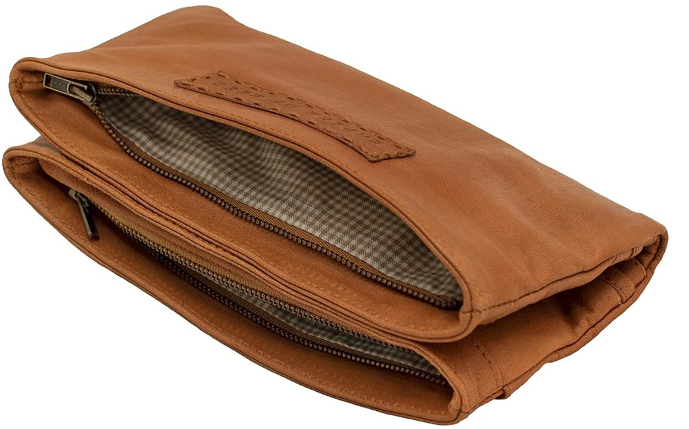 Tan Leather Maggie Wallet
