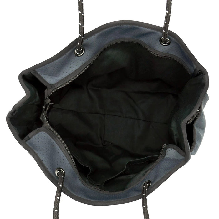 WillowBay - Metro Neoprene Tote Bag With Zip - Charcoal
