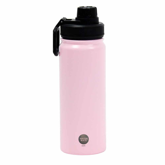 Watermate Drink Bottle ??Stainless Steel - Pale Pink 550ml