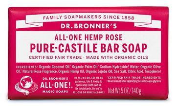 PURE-CASTILE BAR SOAP - Rose 140G