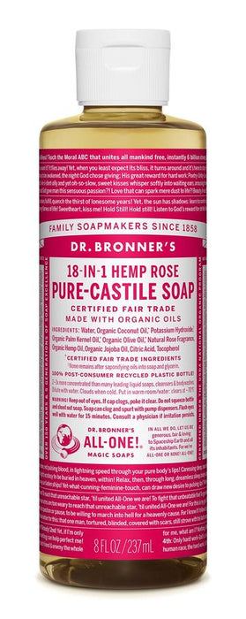 PURE-CASTILE LIQUID SOAP (Rose)