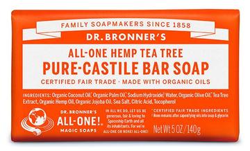 PURE-CASTILE BAR SOAP - Tea Tree 140G